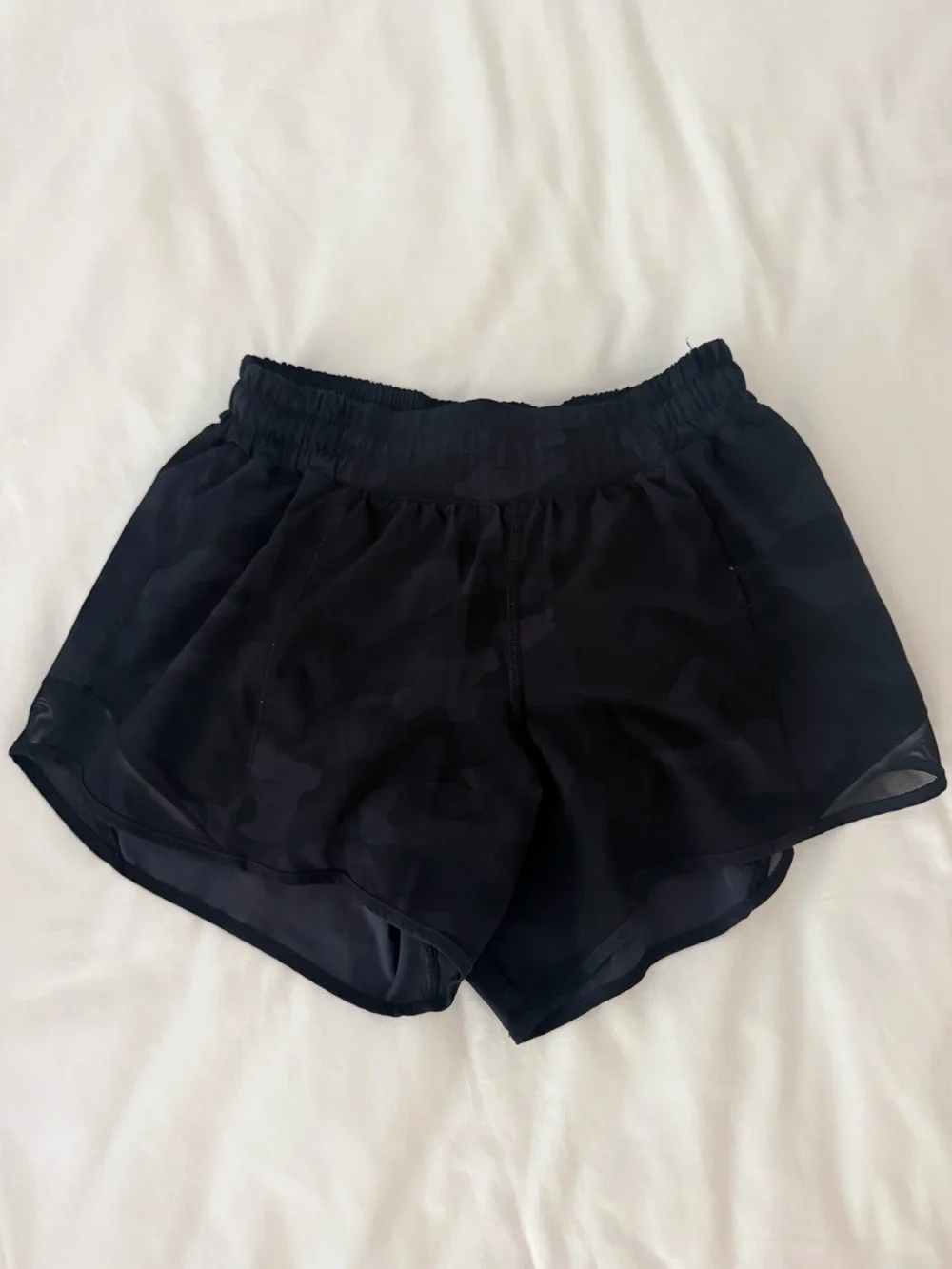 lululemon athletica Black Camo Athletic Shorts